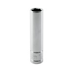 K Tool International 26209 - 1/4in. Drive Deep 6 Point Chrome Socket 9mm