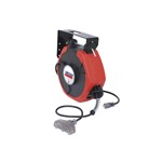 Lincoln Tool 91029 - 50' Medium Duty Extension Cord Reel with Lighted T-Tap