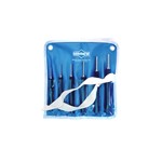 Mayhew Tools 62075 - 6 Piece Knurled Pin Punch Kit