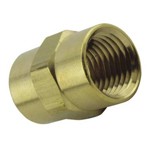 Milton Industries 643 - Female Hex Coupling Brass Fitting 1/4