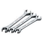 SK Hand Tool 373 - 3 Piece SuperKrome Metric Flare Nut Wrench Set