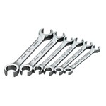 SK Hand Tool 376 - 6 Piece SuperKrome Metric Flare Nut Wrench Set