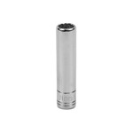 SK Hand Tool 44707 - 1/4in. Drive Deep 12 Point Socket 8mm