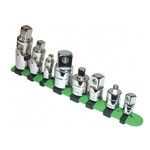 SK Hand Tool 4518 - 8 Piece Universal Socket and Adapter Set 