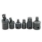 SK Hand Tool 4519 - 6 Piece Impact Universal Socket / Adapter Set