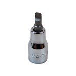 SK Hand Tool 45471 - 3/8in. Drive Slotted Screwdriver Bit Socket  #4