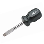 SK Hand Tool 81001 - Slotted SureGrip Round Screwdriver 1/4