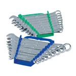 SK Hand Tool 87018 - 18 Piece SuperKrome Fractional and Metric Combination Wrench SuperSet