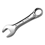 SK Hand Tool 88121 - 12 Point SuperKrome Short Combination Wrench 21mm 