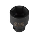 Sunex Tools 813M - 1/4in. Drive Standard 6 Point Impact Socket 13mm