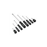 Sunex Tools 9800 - 8 Piece Professional Screwdriver Set with Black Handles