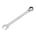 Titan Tools  12524 - Combination Ratcheting Wrench, 24mm Ratcheting Box End and Standard Open End