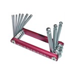 Titan Tools  12700 - 10 Piece Ball Hex Key Set - SAE