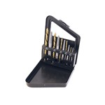 Titan Tools  16013 - 10 Piece Screw Extractor / Left Hand Drill Bit Set