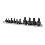 Titan Tools  16143 - 10 Piece Tamper Resistant Stubby Star Bit Socket Set