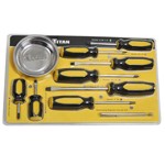 Titan Tools  17241 - 10-Piece Screwdriver Set with Magnetic Tray