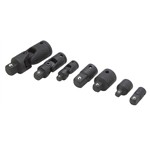 Titan Tools  17408 - 7 Piece Chrome Adaptor and U-joint Set