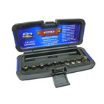 Vim Tool IMPACT-XZN6 - 10 Piece Half Cut, Impact XZN Set With 3/8
