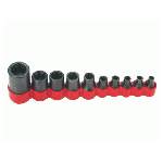 Vim Tool VSE418 - 10 Pc E4-E18 Torx Socket Set/Vinyl Holder