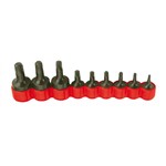 Vim Tool VTD409 - 9 Piece Tamper Proof Torx Driver Bit Set