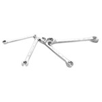Wilmar W30430 - Chrome Flare Nut Wrench Set, 4 Piece, 1/4