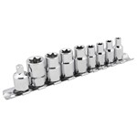 Wilmar W1338 - 9-Piece External Star Socket Set ChrV