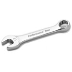 Wilmar W30612 - Stubby Chrome Combination Wrench, 12mm, with 12 Point Box End, Fully Polished, 4-1/8
