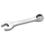Wilmar W30616 - Stubby Chrome Combination Wrench, 16mm, with 12 Point Box End, Fully Polished, 4-13/16