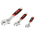 Wilmar W30703 - 3-Piece Adjustable Wrench Set