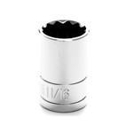 Wilmar W32522 - Chrome Socket, 1/2