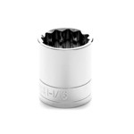 Wilmar W32534 - Chrome Socket, 1/2