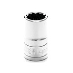 Wilmar W32814 - Chrome Socket, 1/2