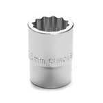 Wilmar W34826 - Chrome Socket, 3/4 Drive, 26mm, 12 Point, Shallow