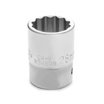 Wilmar W34828 - Chrome Socket, 3/4 Drive, 28mm, 12 Point, Shallow