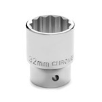 Wilmar W34832 - Chrome Socket, 3/4 Drive, 32mm, 12 Point, Shallow