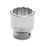 Wilmar W34842 - Chrome Socket, 3/4 Drive, 42mm, 12 Point, Shallow