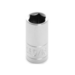 Wilmar W36010 - Chrome Socket, 1/4