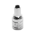 Wilmar W36204 - Chrome Socket, 1/4