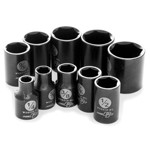 Wilmar W38001 - 10 Pc 3/8'' Dr SAE Black Laser