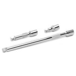 Wilmar W38157 - Chrome Wobble Extension Set, 3 Piece, 3/8