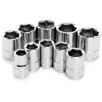 Wilmar W38202 - Chrome Socket Set, 3/8