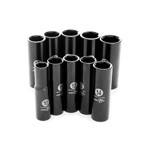 Wilmar W38299 - 10 Pc 3/8'' Dr SAE Black Laser