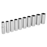 Wilmar W38402 - Chrome Socket Set, 3/8