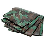 Wilmar W6007 - 10 x 12 Green Camouflage Tarp