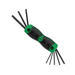 Wilmar W80284 - 8 pc Star Folding Hex Key Set