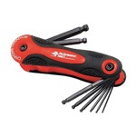 Wilmar W80285 - 8 pc SAE Folding Ball Key Set