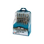 Wilmar W9016 - 21pc TTN Coated Drill Bit Set