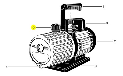 Exhaust Fitting ONLY - Vacuum Pump NOT Included. 
